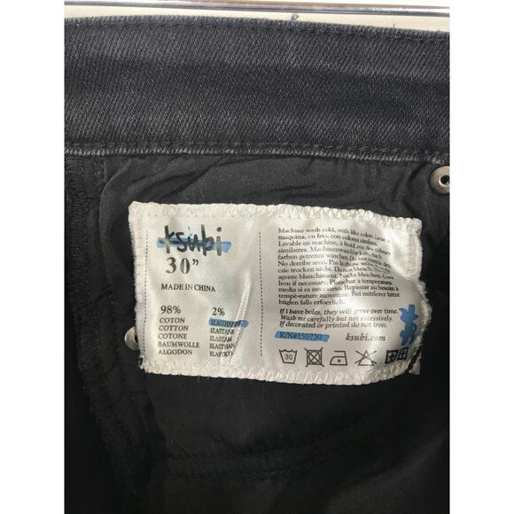 Ksubi NWT Van Winkle Ace Black Slice Jeans Mens 30 Designer Made Turkey - Picture 8 of 12